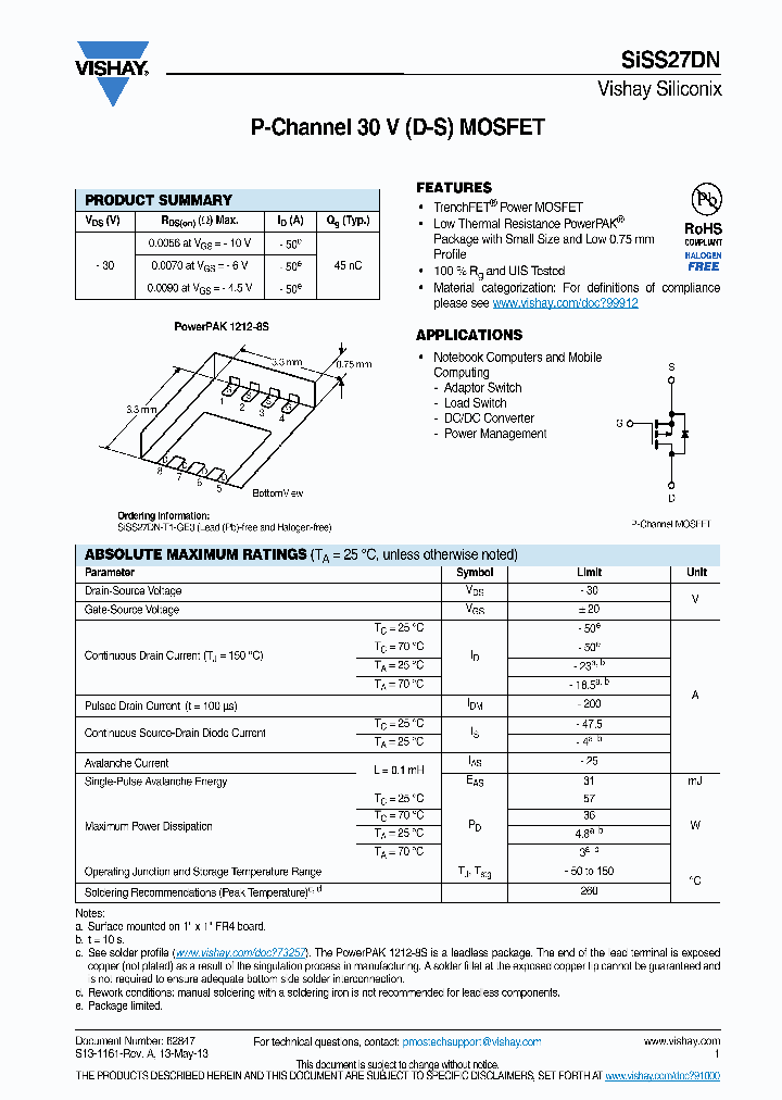 SISS27DN_7566463.PDF Datasheet