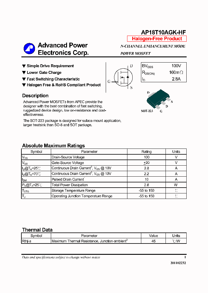 AP18T10AGK-HF_7580098.PDF Datasheet