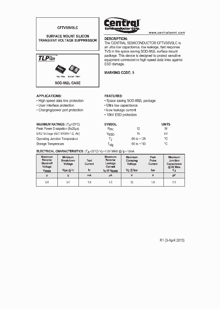 CFTVS5V0LC_7580109.PDF Datasheet