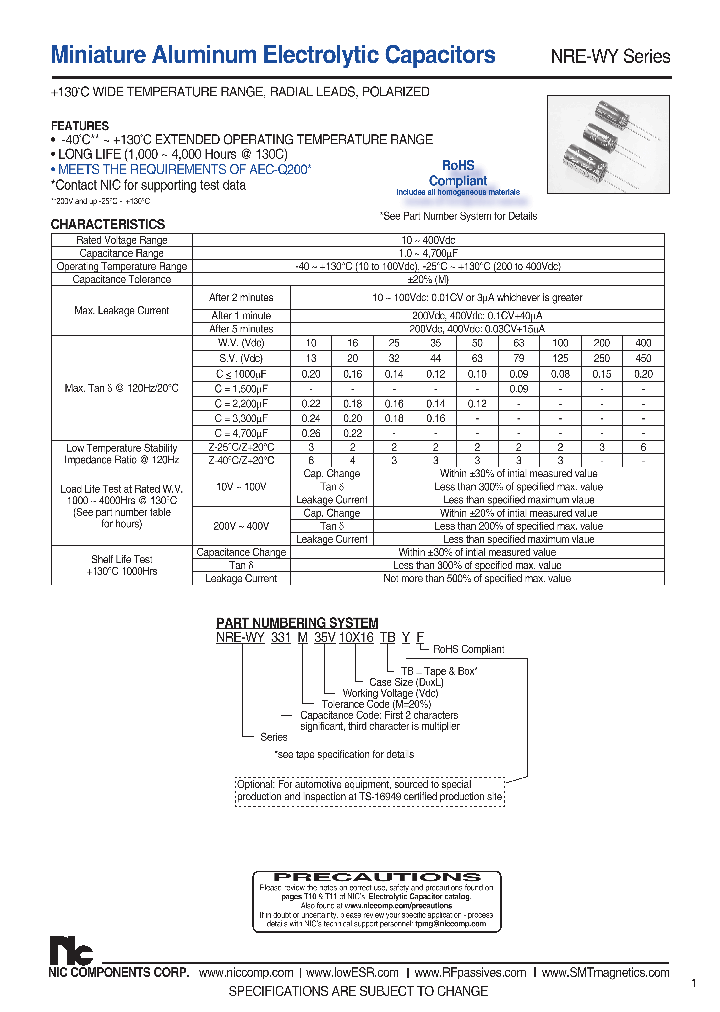 NRE-WY100M200V8X16F_7586670.PDF Datasheet