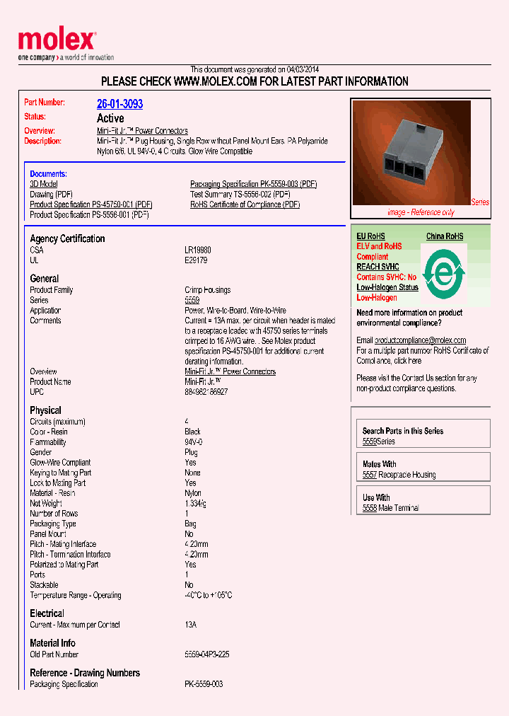 26-01-3093_7592164.PDF Datasheet