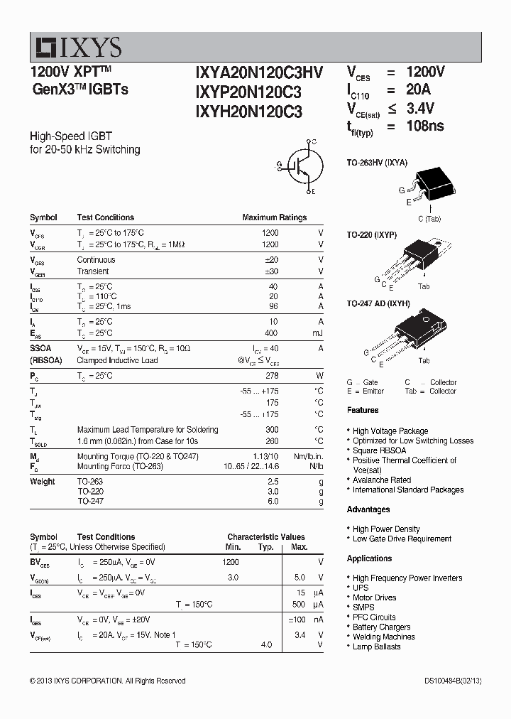 IXYP20N120C3_7600264.PDF Datasheet