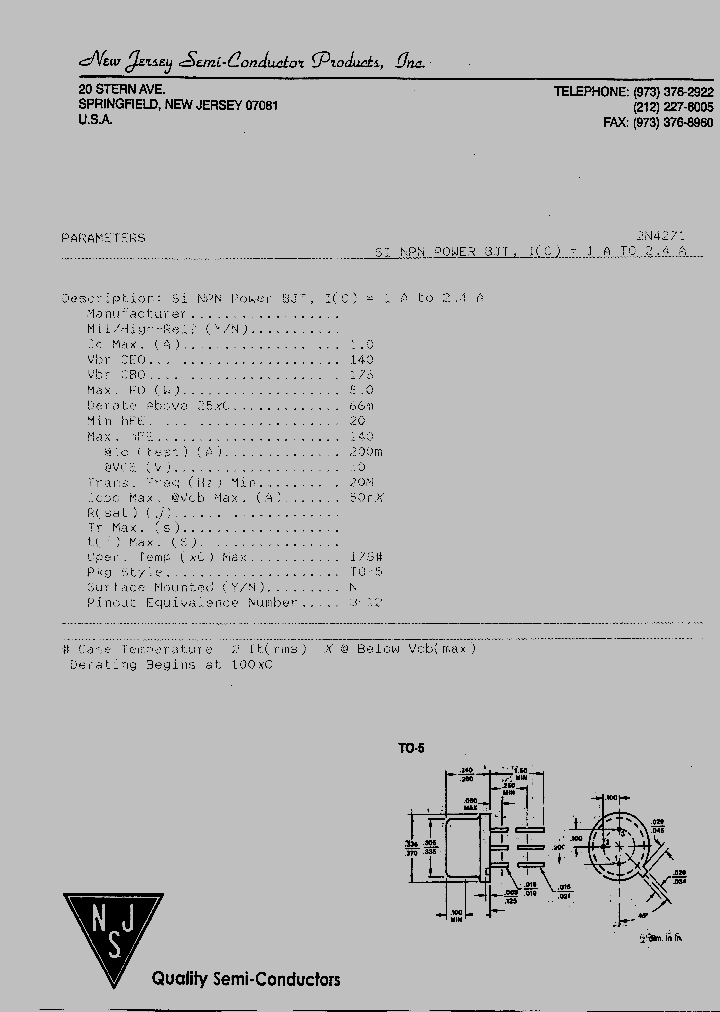 2N4271_7602958.PDF Datasheet