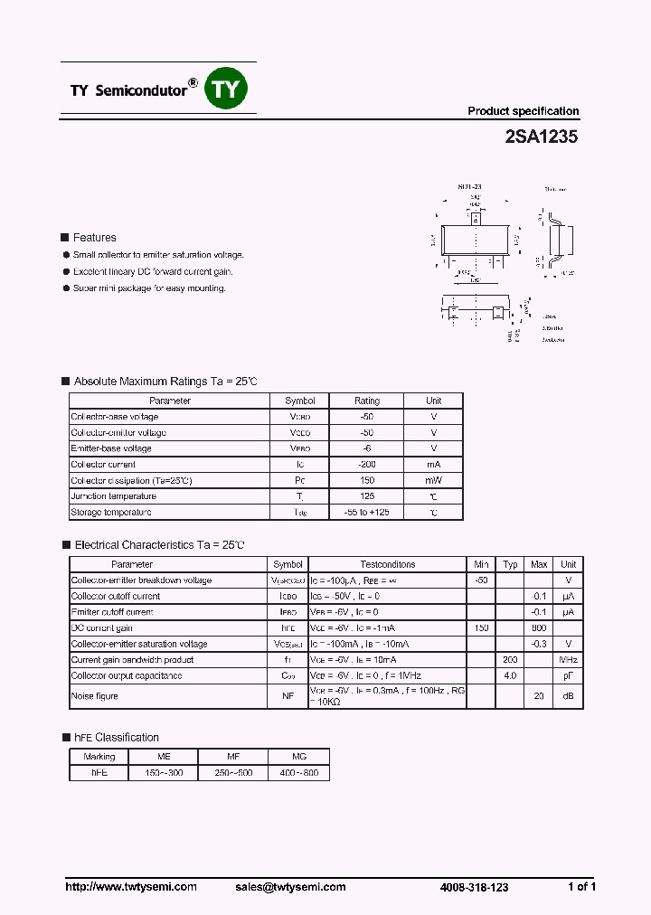 2SA1235_7605108.PDF Datasheet