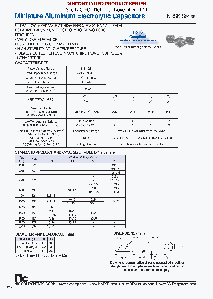 NRSK332M63V10X23F_7610803.PDF Datasheet