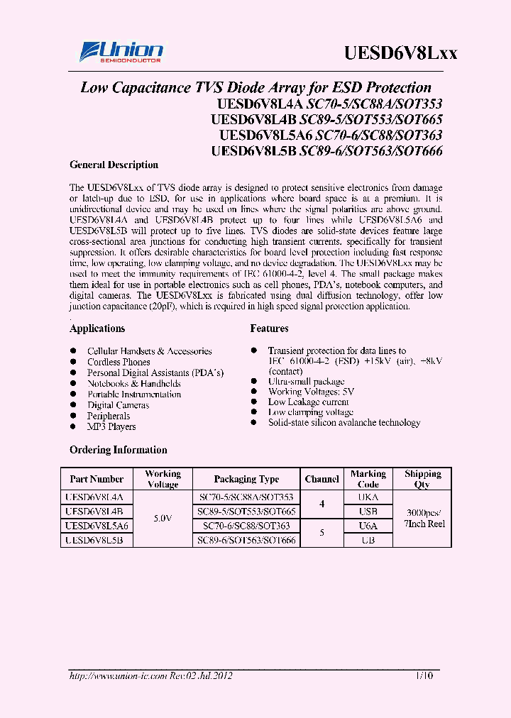 UESD6V8L5A6_7615030.PDF Datasheet