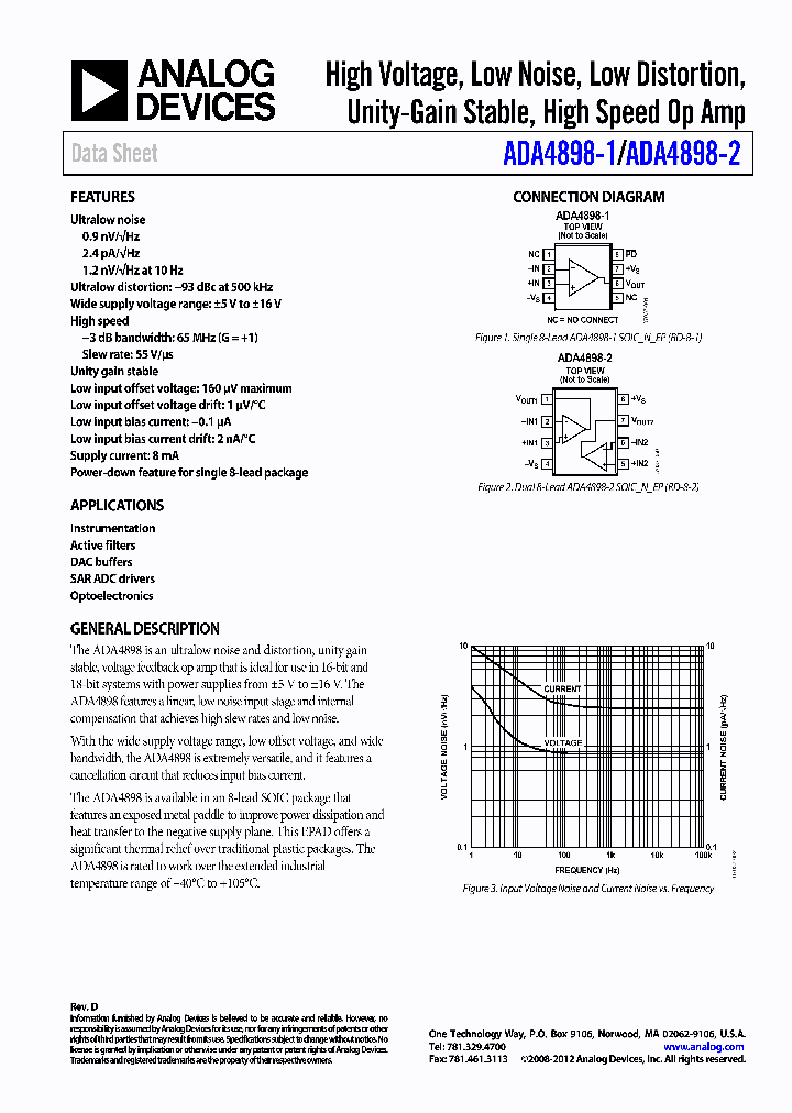 ADA4898-1YRDZ-R7_7620341.PDF Datasheet