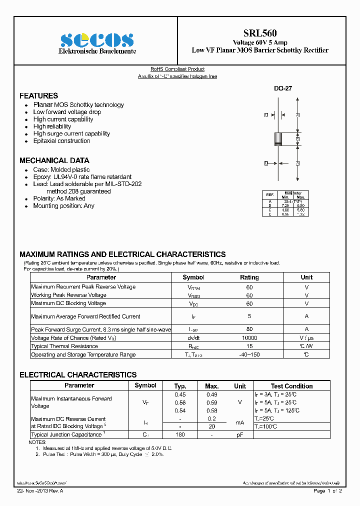 SRL560_7627341.PDF Datasheet