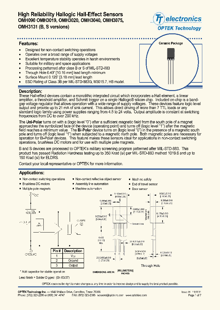 OMH3075S_7631314.PDF Datasheet