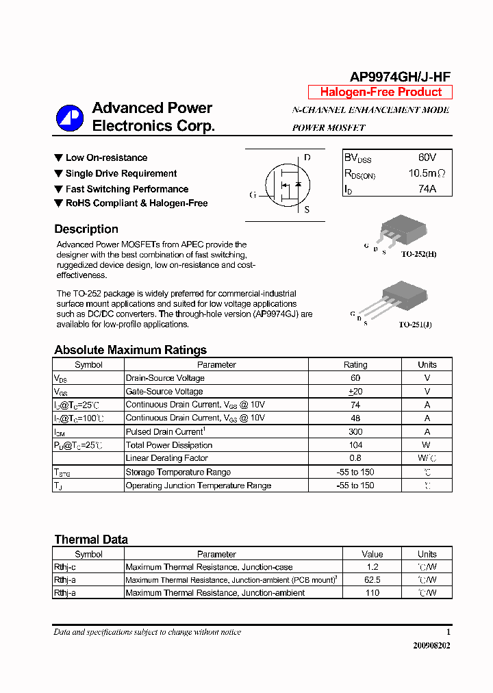 AP9974GH-HF_7642743.PDF Datasheet
