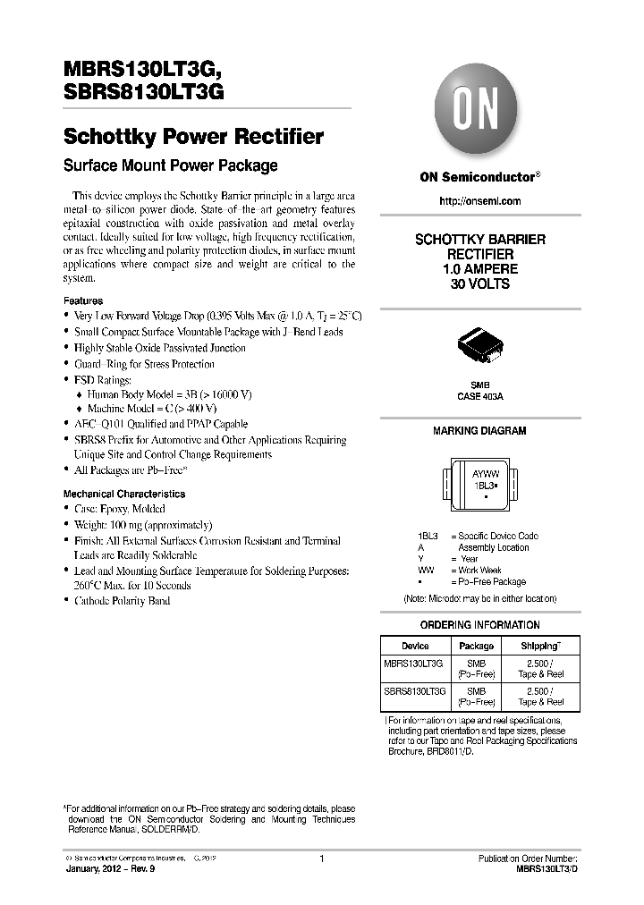 SBRS8130LT3G_7651672.PDF Datasheet