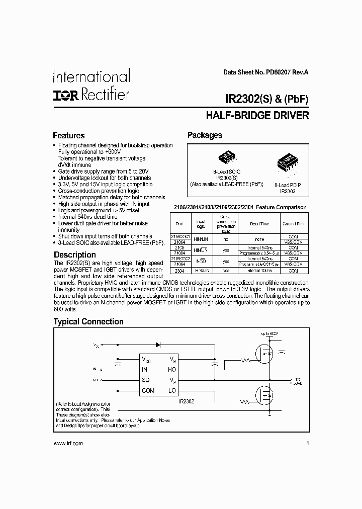 IR2302STRPBF_7661409.PDF Datasheet