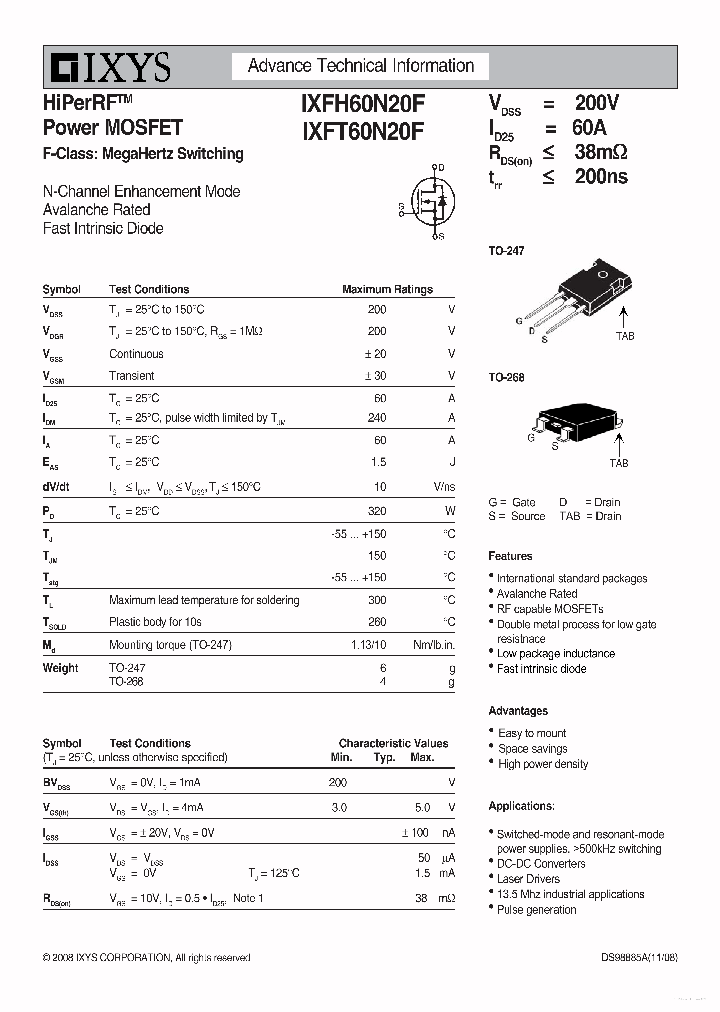 60N20F_7668966.PDF Datasheet