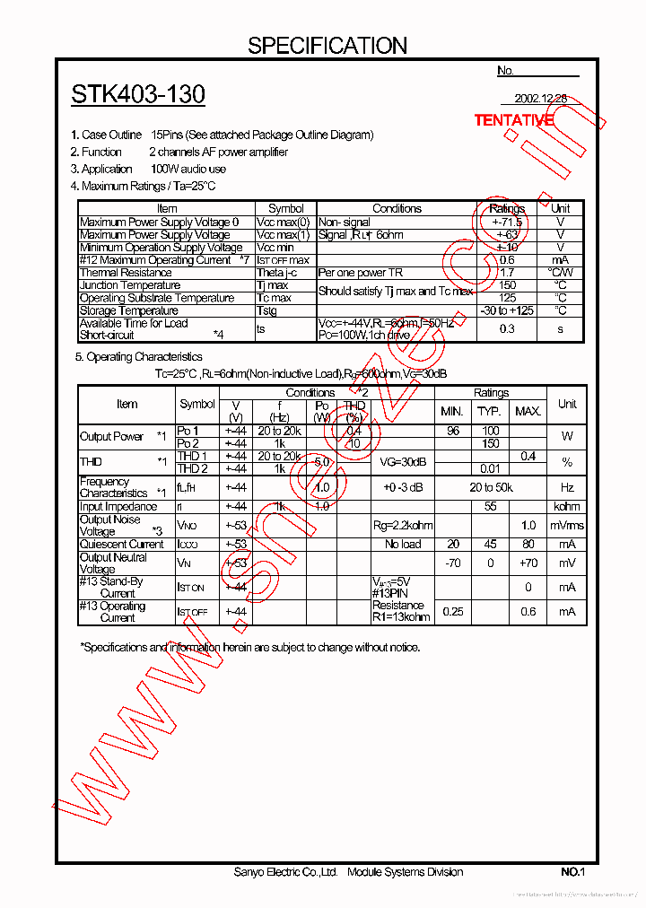 STK403-130_7680582.PDF Datasheet