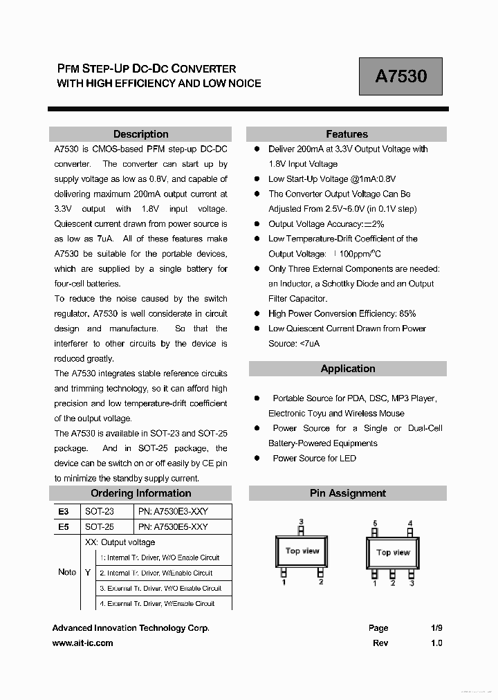 A7530_7687740.PDF Datasheet