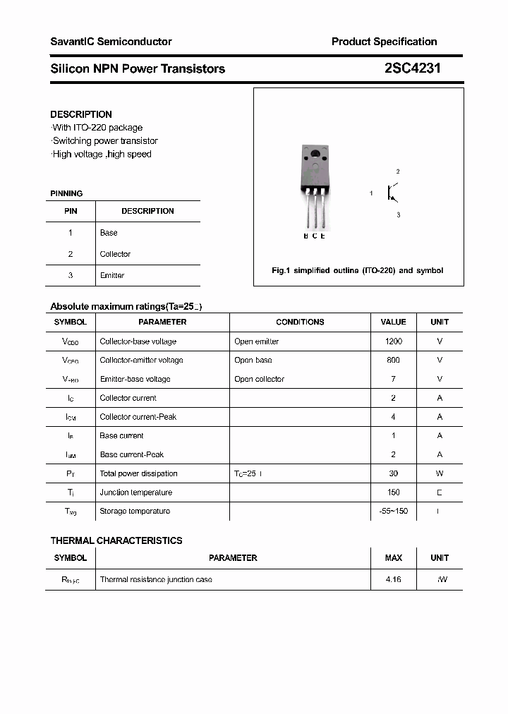 2SC4231_7694351.PDF Datasheet