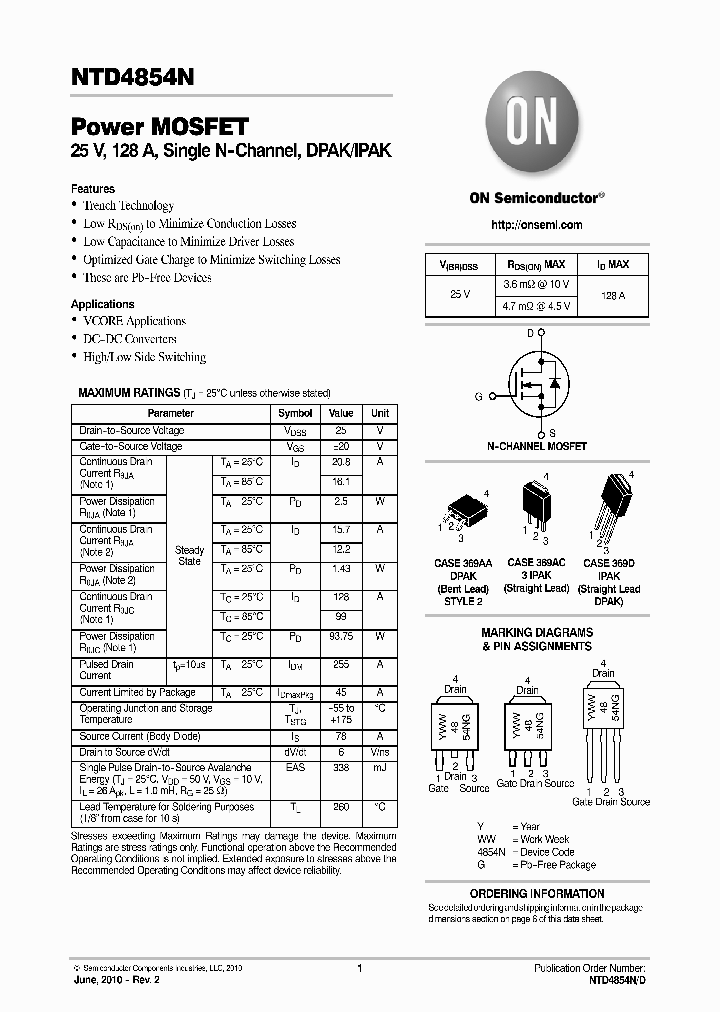 NTD4854N-35G_7695422.PDF Datasheet