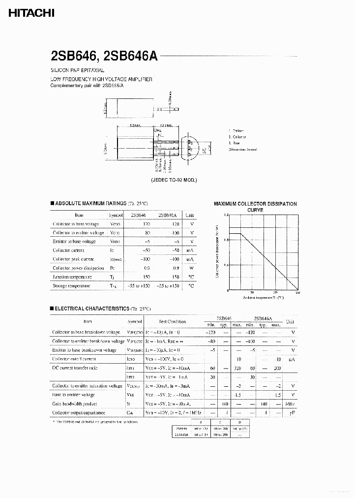 2SB646_7696995.PDF Datasheet