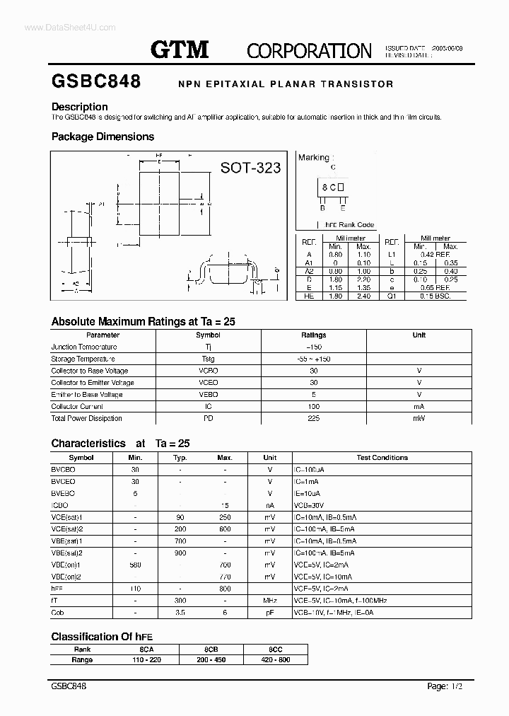 GSBC848_7699056.PDF Datasheet