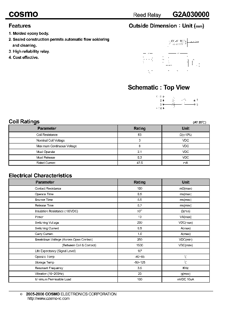 G2A030000_7700108.PDF Datasheet