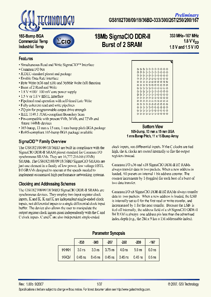 GS8182T18BD-267I_7700735.PDF Datasheet