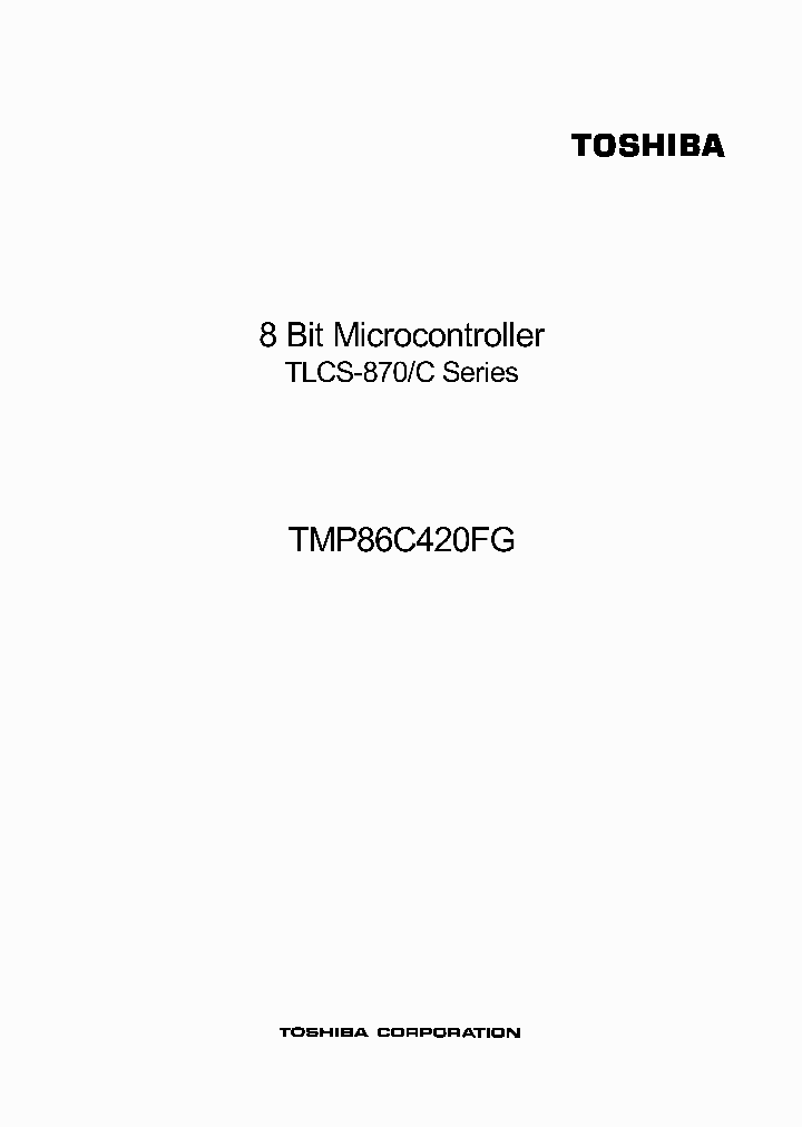 TMP86C420FG_7709545.PDF Datasheet