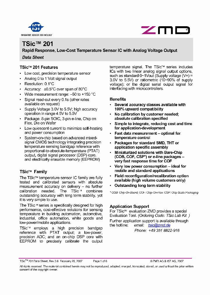 TSIC206WSR_7711625.PDF Datasheet