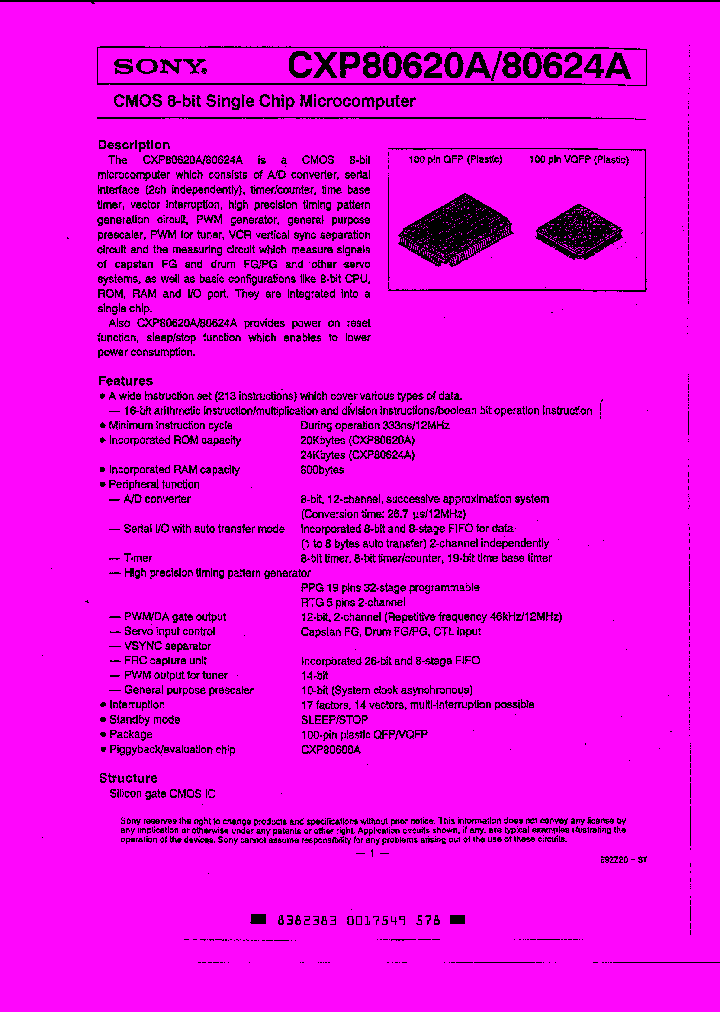 CXP80620AQ_7712456.PDF Datasheet
