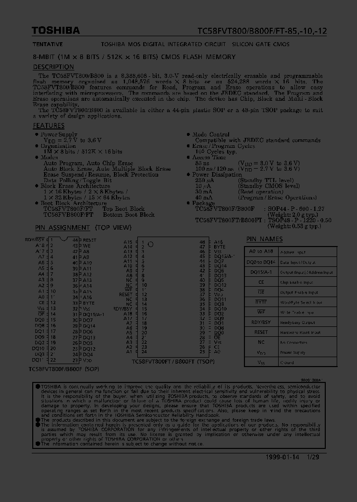 TC58FVT800F-10_7719295.PDF Datasheet