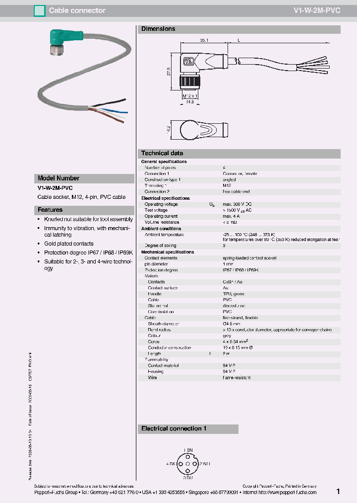 V1-W-2M-PVC_7731835.PDF Datasheet