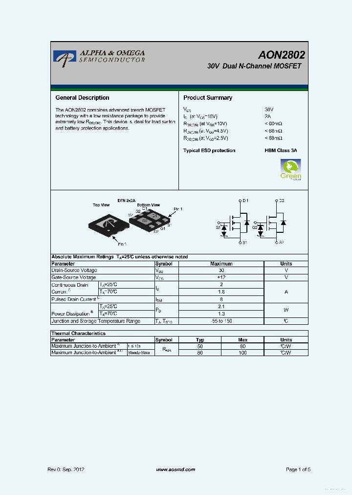 AON2802_7736325.PDF Datasheet