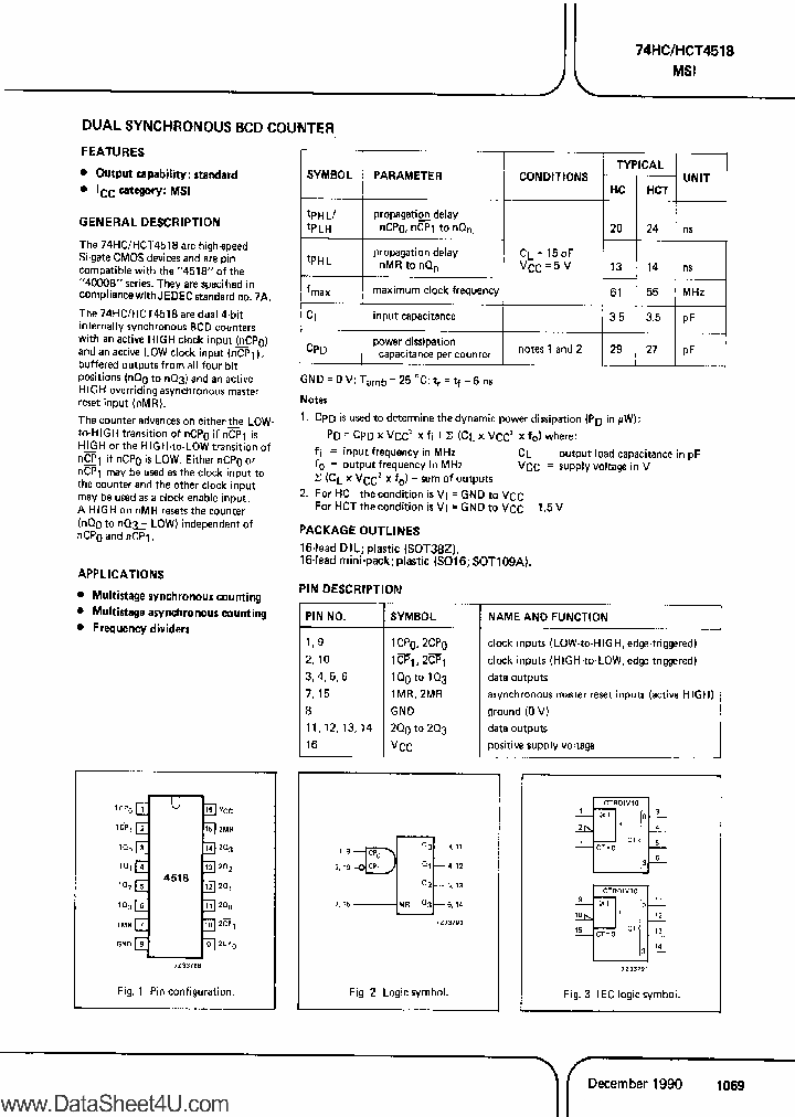 PC74HC4518_7738371.PDF Datasheet