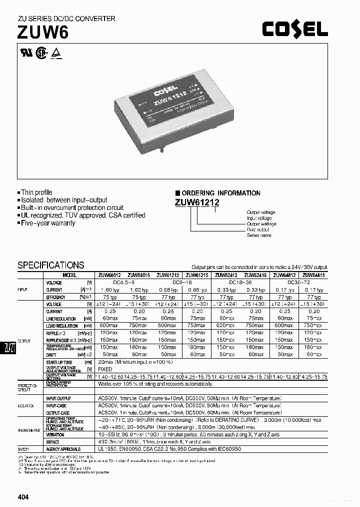 ZUW64815_7740603.PDF Datasheet