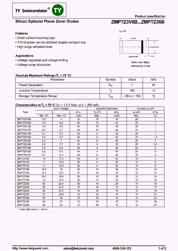 ZMPTZ4V3B_7743917.PDF Datasheet