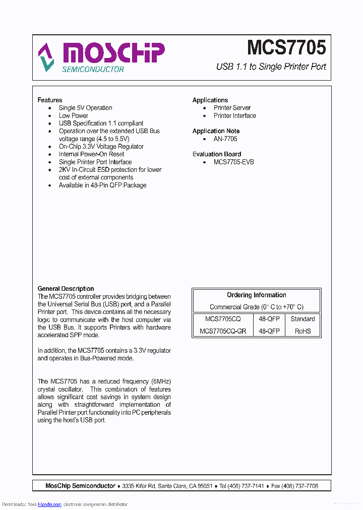MCS7705_7743500.PDF Datasheet