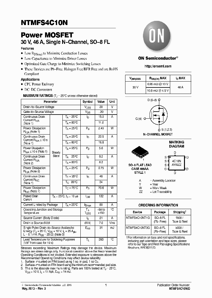 NTMFS4C10N_7759833.PDF Datasheet