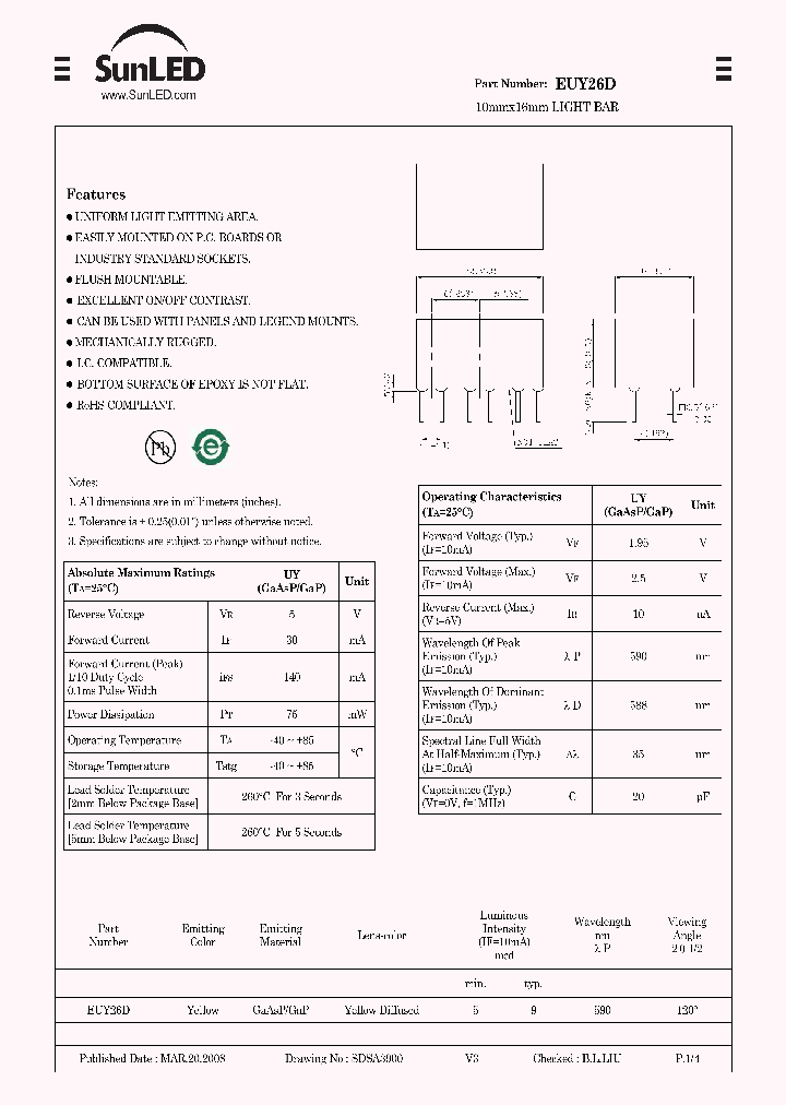 EUY26D_7761166.PDF Datasheet