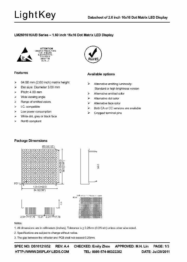 LM2601616AG_7763485.PDF Datasheet