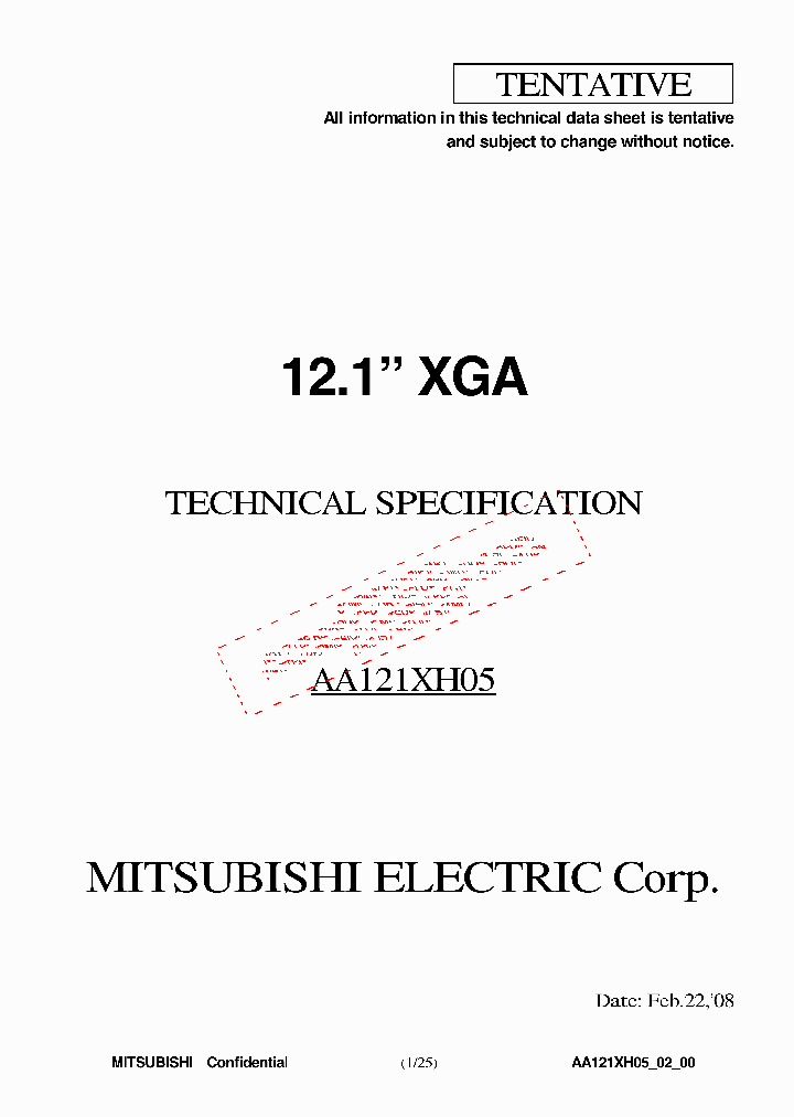 AA121XH05_7743876.PDF Datasheet