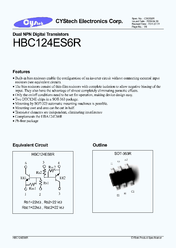 HBC124ES6R_7765002.PDF Datasheet