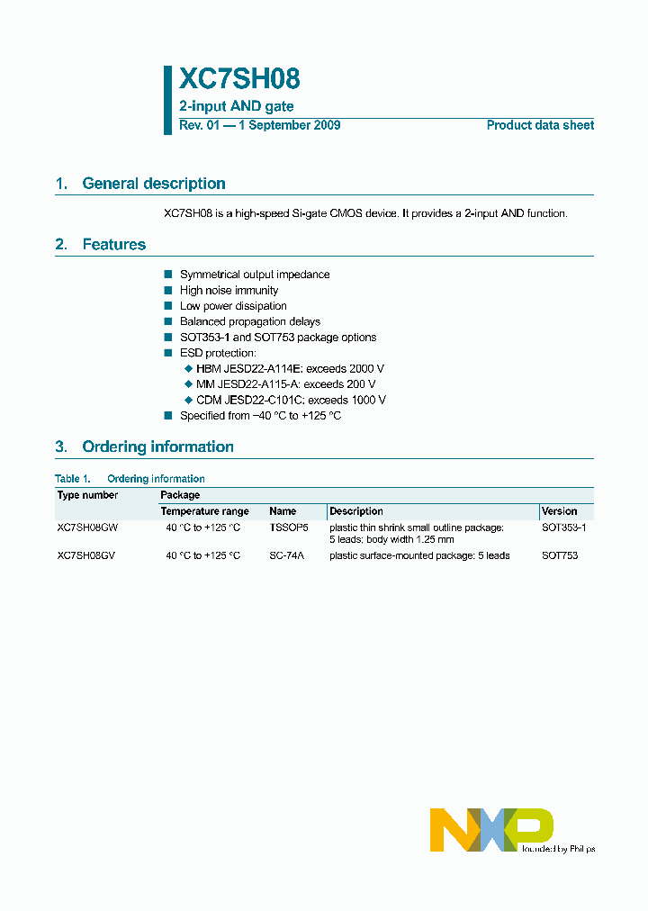 XC7SH08GW_7768576.PDF Datasheet