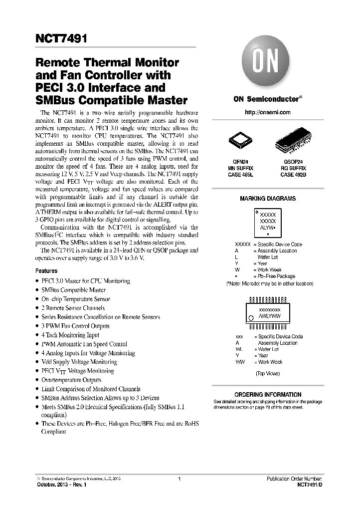 NCT7491RQR2G_7774421.PDF Datasheet