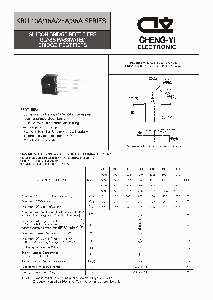 KBU2508_7748276.PDF Datasheet