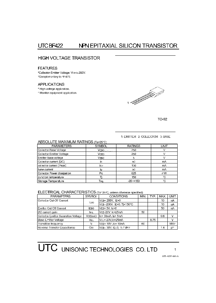 BF422_7749480.PDF Datasheet