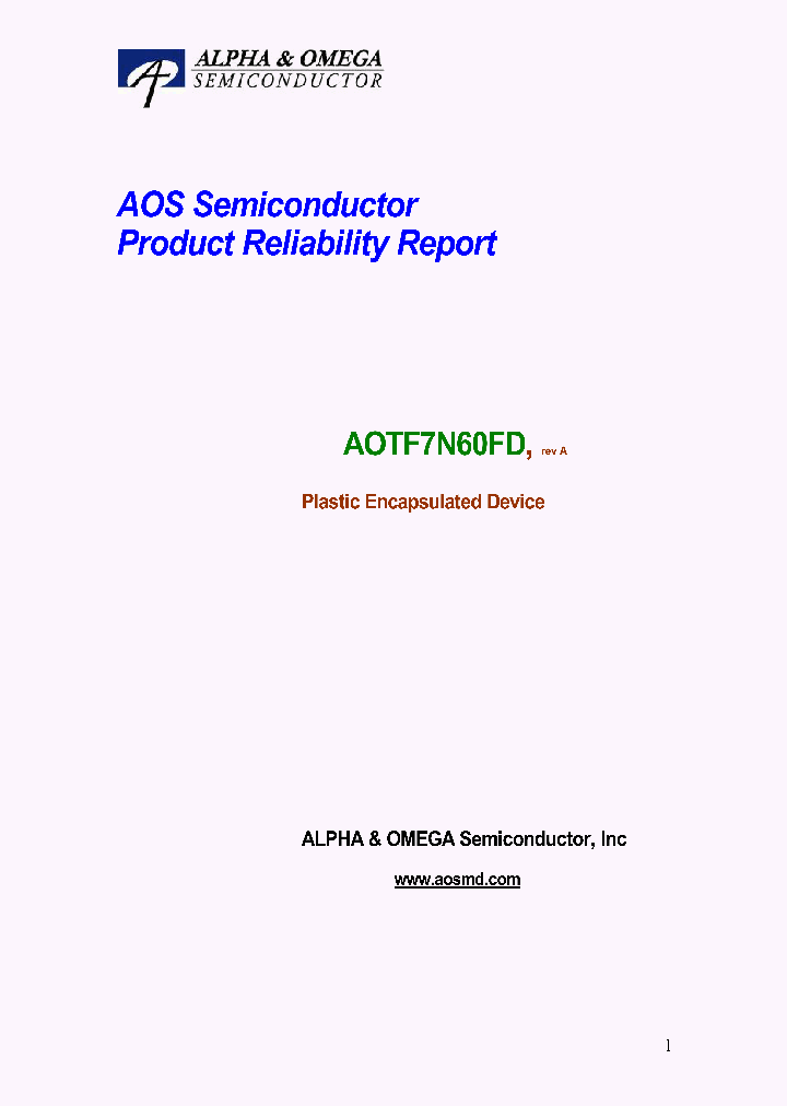 AOTF7N60FD_7778315.PDF Datasheet
