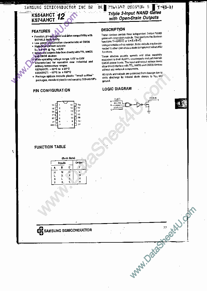 KS74AHCT12_7752054.PDF Datasheet