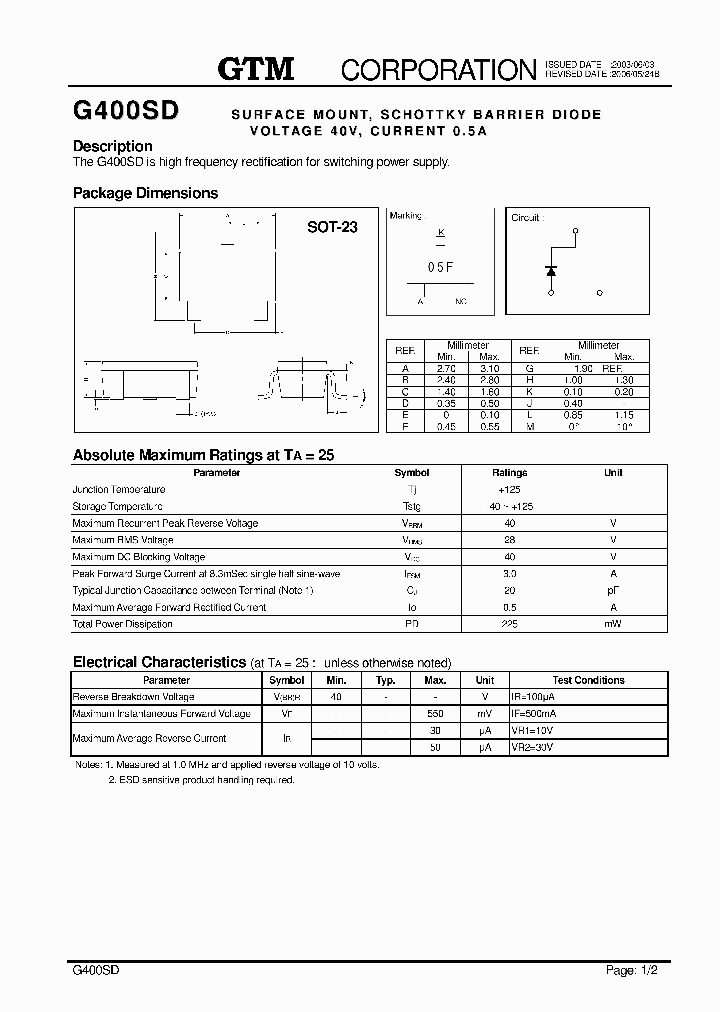 G400SD_7812926.PDF Datasheet