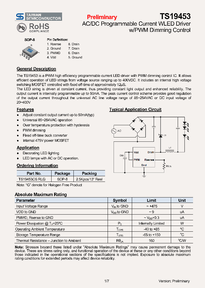 TS19453CS-RLG_7813499.PDF Datasheet