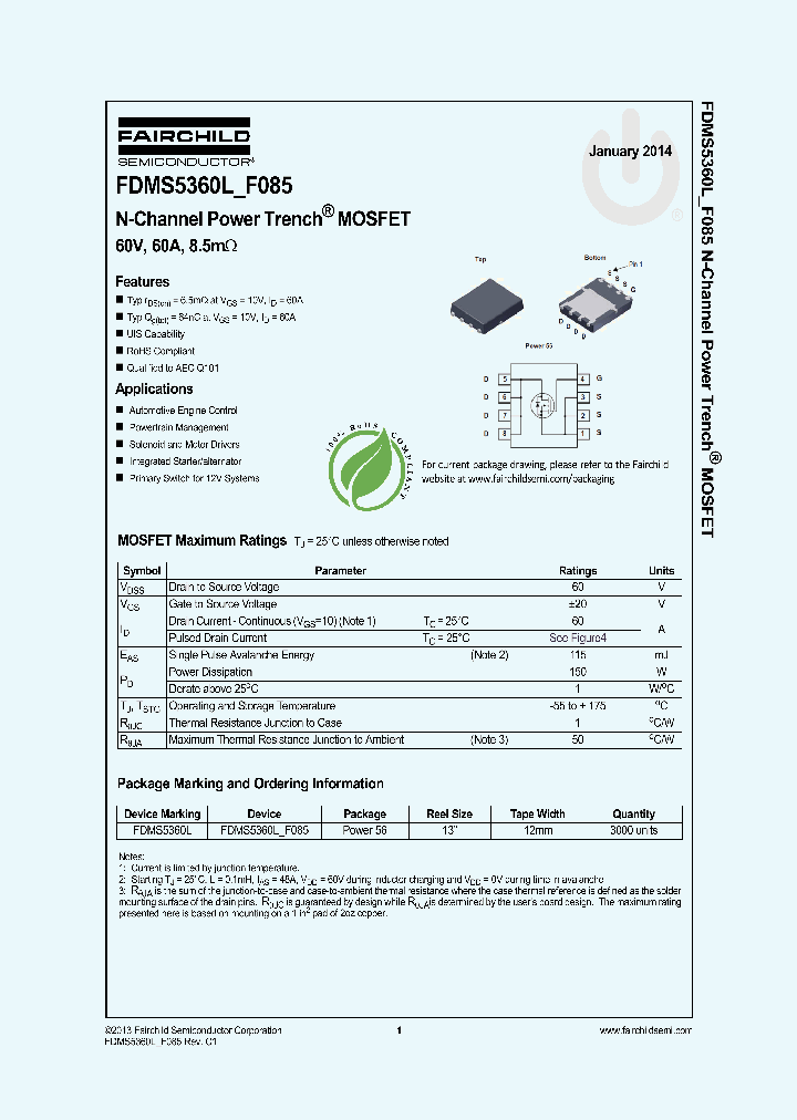 FDMS5360LF085_7798938.PDF Datasheet