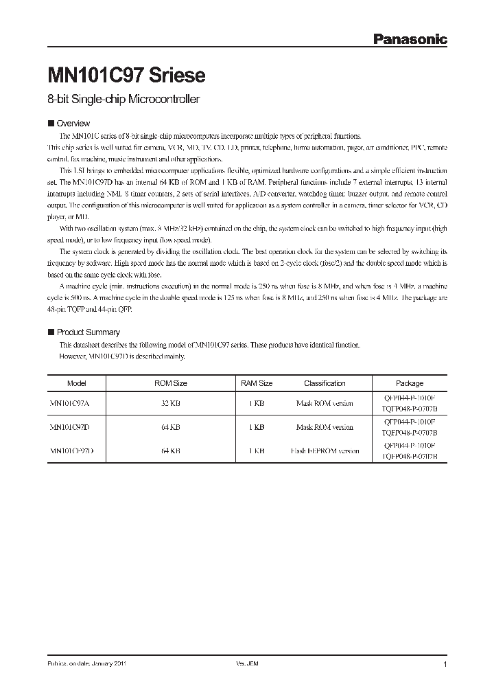 MN101C97_7790745.PDF Datasheet